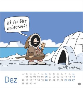 Peter Butschkow: Bier her Postkartenkalender 2026