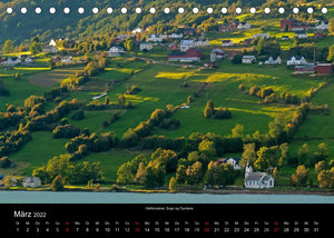 Norwegen (Tischkalender 2022 DIN A5 quer)