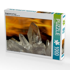 CALVENDO Puzzle Bergkristall im Feuer 1000 Teile Puzzle quer