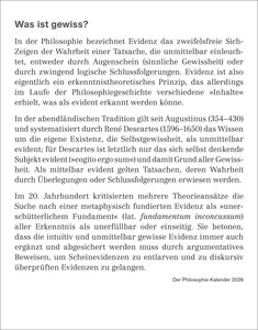Der Philosophie-Kalender Tagesabreißkalender 2026