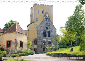 Kleines Schloss in Blankenburg und die Roseburg bei Ballenstedt (Wandkalender 2023 DIN A4 quer)