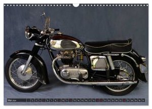 Deutsche Motorrad Oldtimer (Wandkalender 2024 DIN A3 quer), CALVENDO Monatskalender