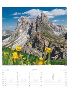 Alpen Kalender 2026