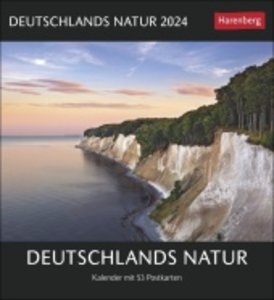 Deutschlands Natur Postkartenkalender 2024. Die schönsten Landschaften in einem Tischkalender: Postkarten zum Sammeln und Verschicken. Jede Woche die Schönheit Deutschlands!