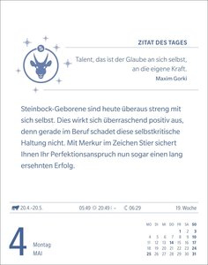 Steinbock Sternzeichenkalender 2026
