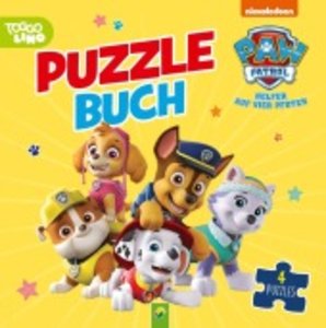 PAW Patrol Puzzlebuch   Mit 4 Puzzles à 12 Teilen