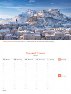 Happy Weekend in Europa - KUNTH Tischkalender 2025