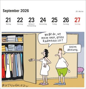 Peter Butschkow: Fahrrad unser Premium-Postkartenkalender 2026