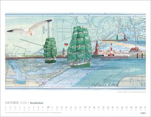 Nordlichter - See(h)karten Kalender 2026