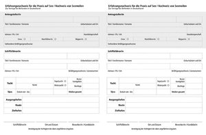 Logbuch für Motor- und Segelboot