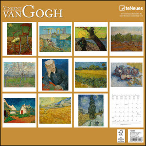 Vincent van Gogh 2022 - Wand-Kalender - Broschüren-Kalender - 30x30 - 30x60 geöffnet - Kunst-Kalender