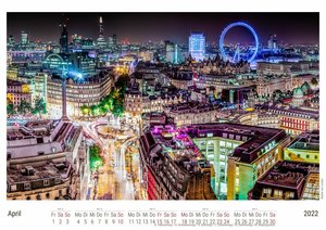 London 2022 - White Edition - Timokrates Kalender, Wandkalender, Bildkalender - DIN A4 (ca. 30 x 21 cm)