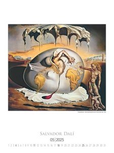Salvador Dali 2025 - Bild-Kalender 42x56 cm - Kunst-Kalender - Wand-Kalender - Malerei - Alpha Edition