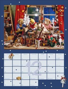Teddybären Kalender 2026