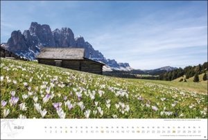 Südtirol Globetrotter Kalender 2023. Alto Adige in großartigen Fotos. Kalender XXL mit stimmungsvollen Aufnahmen Südtirols. Großer Wandkalender 2023.