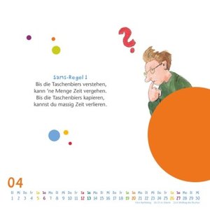 Kalendersprüche vom Sams 2025 – Lustige Reime von Paul Maar – Wandkalender mit Spiralbindung – DUMONT Quadratfomat 23 x 23