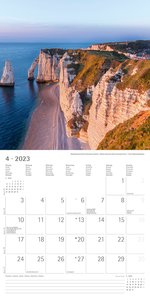 Am Meer 2023 - Broschürenkalender 30x30 cm (30x60 geöffnet) - Kalender mit Platz für Notizen - By the Sea - Bildkalender - Wandplaner - Wandkalender
