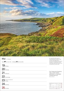 Schottland Wochenplaner 2025 - 53 Blatt mit Zitaten und Wochenchronik