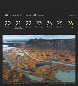 Magic Nature Postkartenkalender National Geographic Kalender 2022