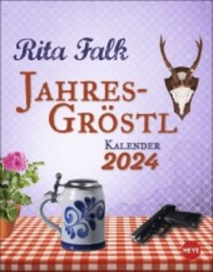 Rita Falk Jahres-Gröstl Tagesabreißkalender 2024. Abreiß-Kalender für alle Eberhofer-Fans. Tischkalender 2024 mit lustigen Zitaten und Rezepten aus der Krimiserie. Auch zum Aufhängen.