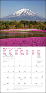 Japan 2022 - Wand-Kalender - Broschüren-Kalender - 30x30 - 30x60 geöffnet - Reise-Kalender