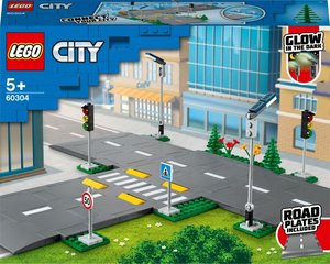 LEGO® City 60304 - Straßenkreuzung mit Ampeln, Bauset, 112 Teile