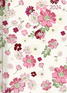 Ladytimer Flower Love 2024 - Blume - Taschenkalender A6 (10,7x15,2 cm) - Weekly - 192 Seiten - Notiz-Buch - Termin-Planer - Alpha Edition