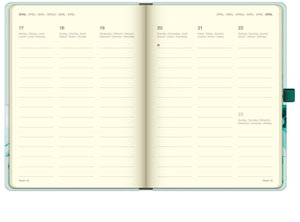 Pastel Mint 2023 - Diary - Buchkalender - Taschenkalender - 16x22