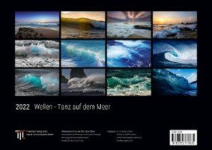 Wellen - Tanz auf dem Meer 2022 - Black Edition - Timokrates Kalender, Wandkalender, Bildkalender - DIN A4 (ca. 30 x 21 cm)