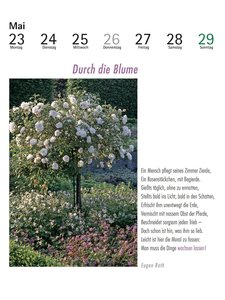 Der literarische Gartenkalender 2022