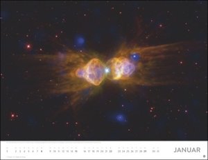 Das Universum Posterkalender 2023. Großer Fotokalender mit Spiralgalaxien und Nachbarplaneten. Wandkalender 2023 Großformat mit Fotos des Hubble-Weltraumteleskops.