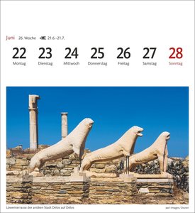 Griechische Inseln Sehnsuchtskalender 2026