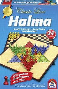 Classic Line: Halma (mit großen Spielfiguren aus Holz)