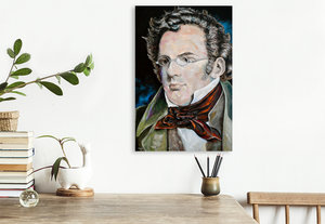 Premium Textil-Leinwand 50 cm x 75 cm hoch Franz Schubert