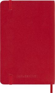 Moleskine 12 Monate Wochen Notizkalender 2024, Pocket/A6, Scharlachrot