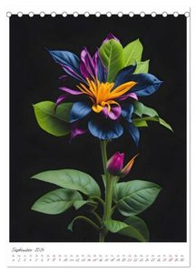 Flora Fantastica (Tischkalender 2024 DIN A5 hoch), CALVENDO Monatskalender