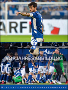 FC Schalke 04 2023 - Poster-Kalender-XL - Fußball-Kalender - Fan-Kalender - 48x64 - Sport