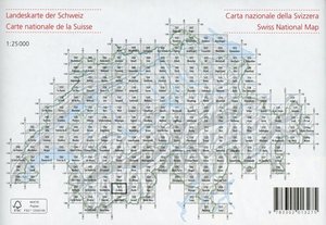 Landeskarte der Schweiz Evolène