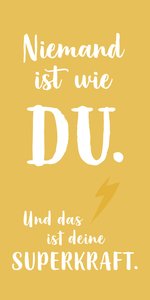 Du bist toll. Echt jetzt.