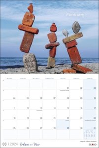 Balance & Meer Mini-Broschurkalender 2024: 12 Wackelkandidaten von Bernd Standhardt in einem praktischen Wandplaner mit Raum für Notizen. Foto-Kalender 2024.