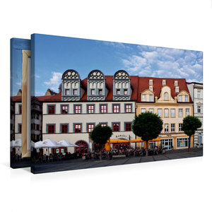 Premium Textil-Leinwand 75 cm x 50 cm quer Naumburg, Markt