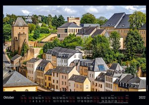 Luxemburg - Burgen und Schlösser voll von Geschichte 2022 - Black Edition - Timokrates Kalender, Wandkalender, Bildkalender - DIN A4 (ca. 30 x 21 cm)