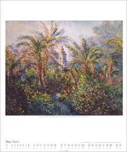 Claude Monet Im Garten Kalender 2026