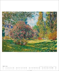 Claude Monet Kalender 2025