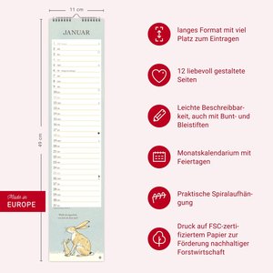 Weißt Du eigentlich, wie lieb ich Dich hab? Langplaner 2026