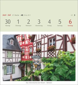 Das Glück liegt in Deutschland Postkartenkalender 2025 - Wochenkalender mit 53 Postkarten, 53 besondere Orte entdecken