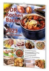 Wochenkalender DDR Kochen - Backen 2023