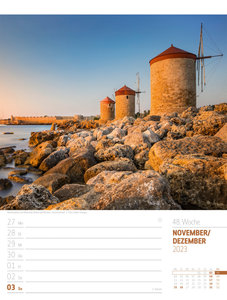 Rund ums Mittelmeer - Wochenplaner Kalender 2023