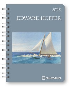 Edward Hopper 2025 - Diary - Buchkalender - Taschenkalender - Kunstkalender - 16,5x21,6