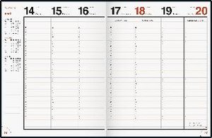rido/idé 7027042383  Wochenkalender  Buchkalender  2023  Modell magnum  2 Seiten = 1 Woche  Blattgröße 18,3 x 24 cm  Schaumfolien-Einband Catana  dunkelblau